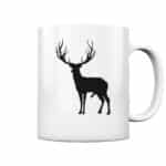 Hirsch Black 2 - Tasse glossy