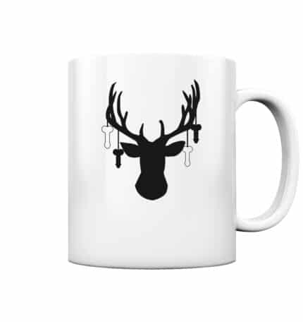 Hirsch Black 3 - Tasse glossy