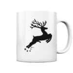 Hirsch Black 4 - Tasse glossy