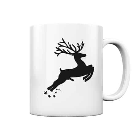 Hirsch Black 4 - Tasse glossy