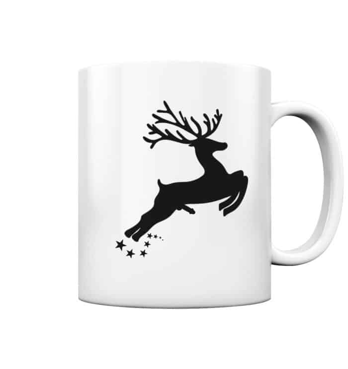 Hirsch Black 4 - Tasse glossy – Bild 1